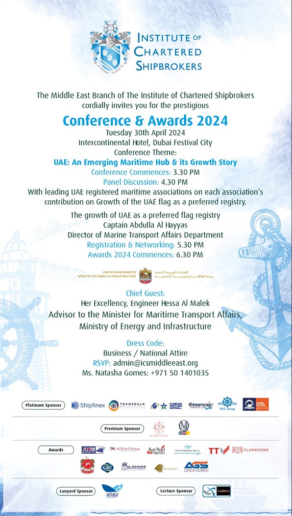 ICS ME Conference and Awards 2024 - flyer